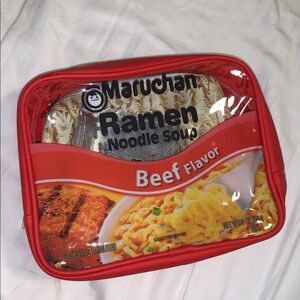 maruchan ramen cosmetic bag